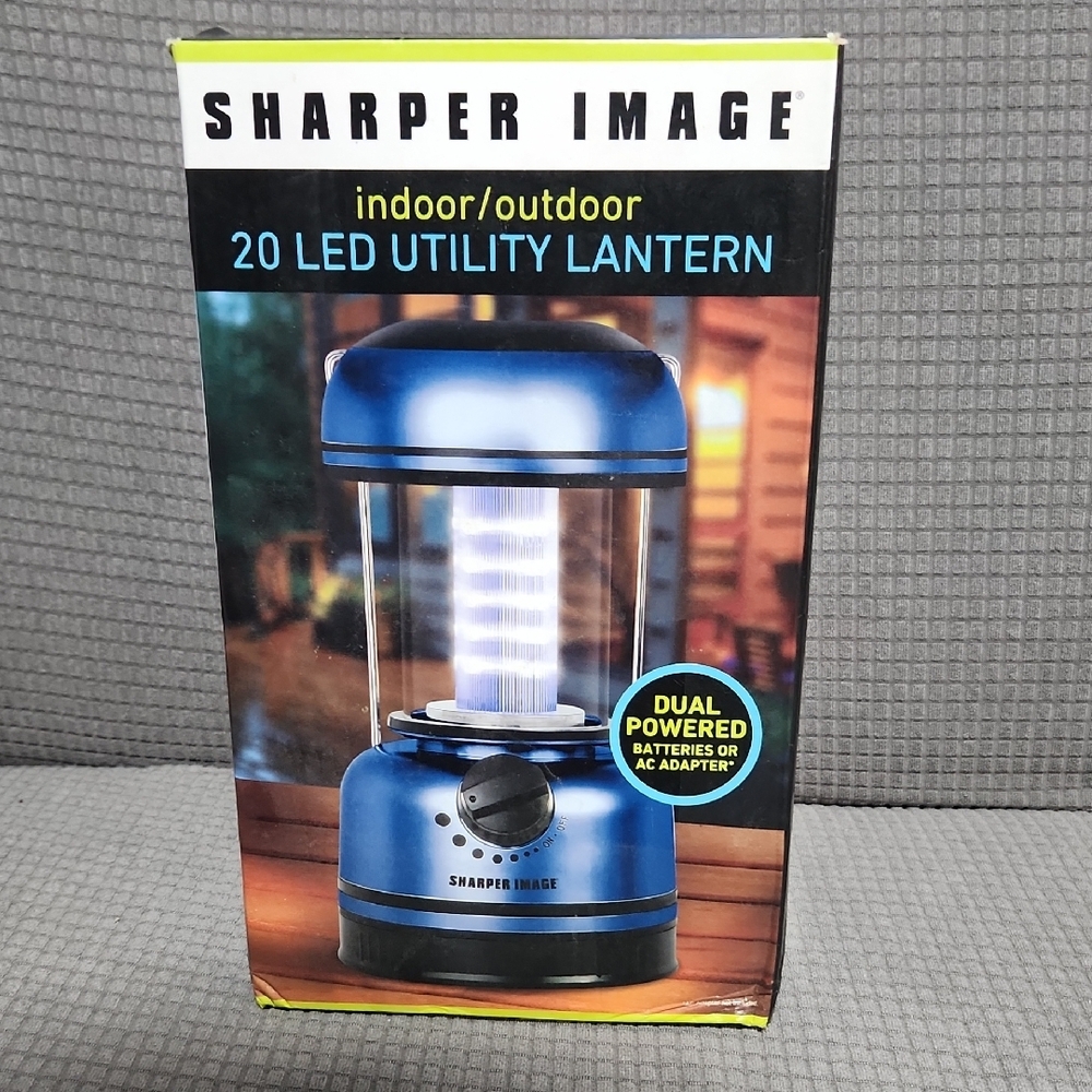 Sharper Image Blue LED Utility Lantern